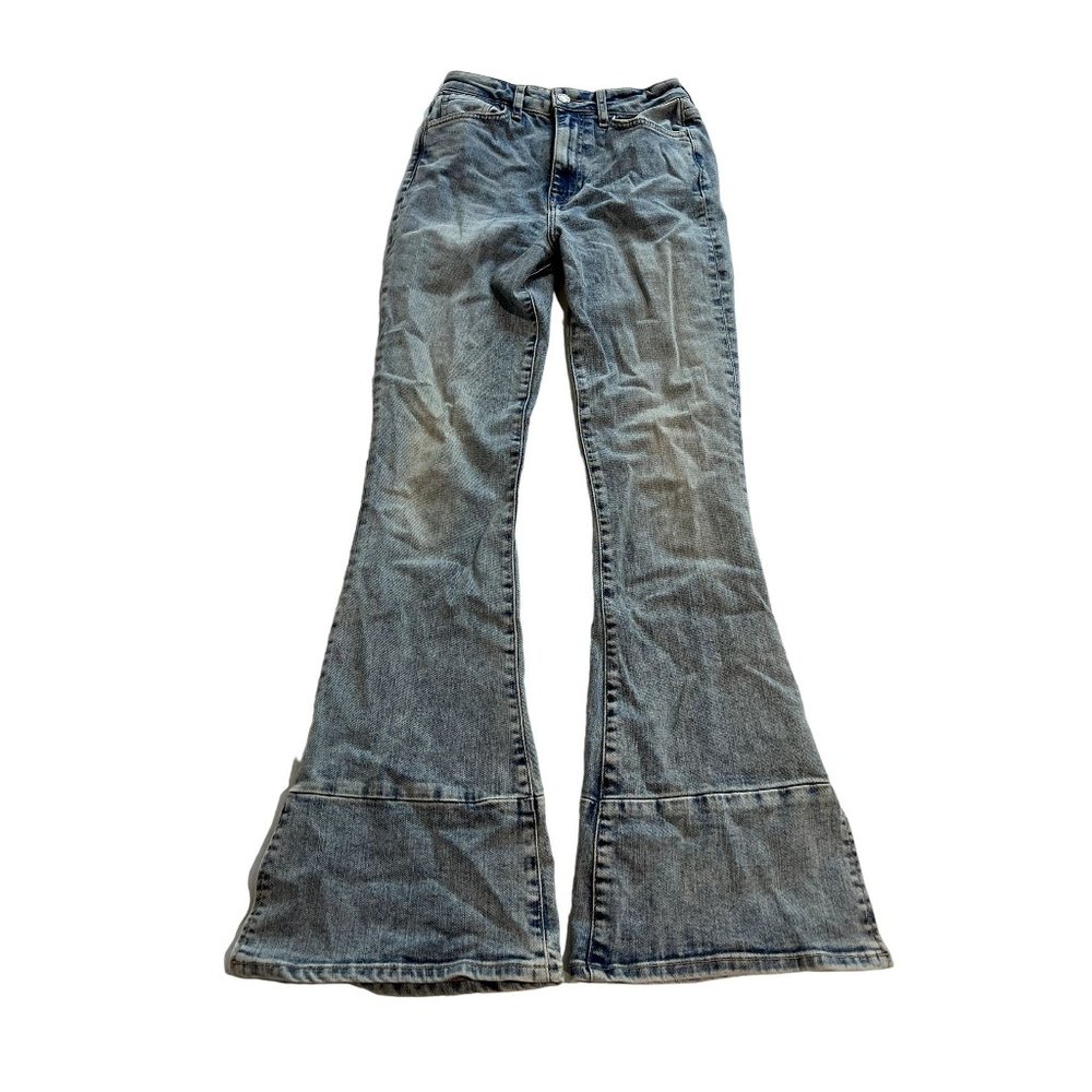 7 For All Mankind Blue Flare Jeans